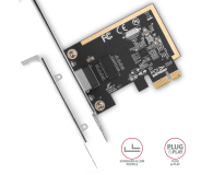 AXAGON Karta sieciowa Gigabit Ethernet PCI-Express PCEE-GRF - 1211984 - zdjęcie 3